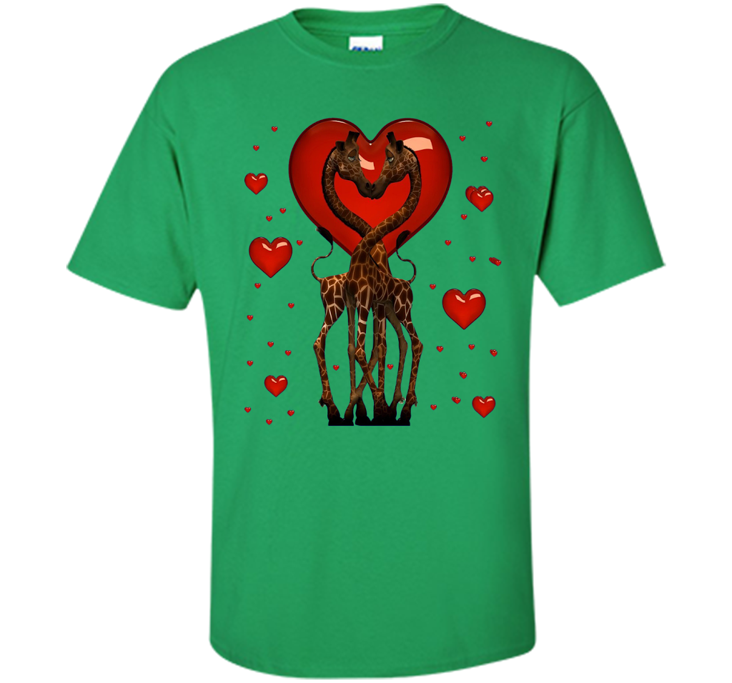 Giraffe Graphic Tee Women Kids Couples Mother's Day Gifts t-shirt Irish Green