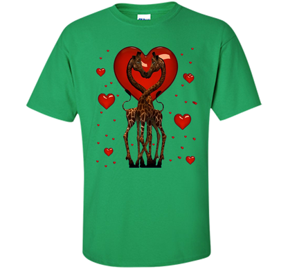 Giraffe Graphic Tee Women Kids Couples Mother's Day Gifts t-shirt Irish Green