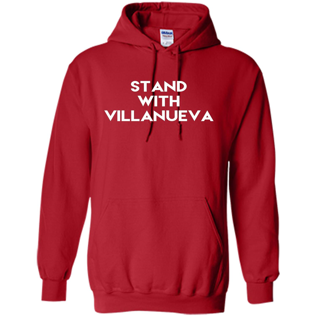 Football T-shirt Stand With Villanueva Red