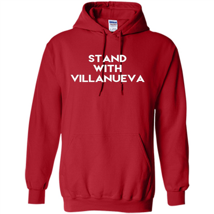 Football T-shirt Stand With Villanueva Red