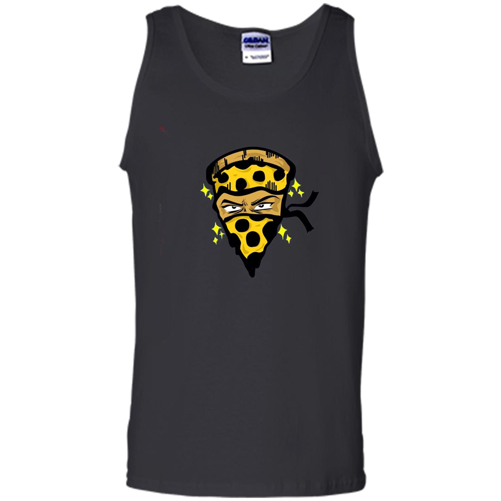 Pizza Warrior Funny Foodie Food Lover T-shirt Black