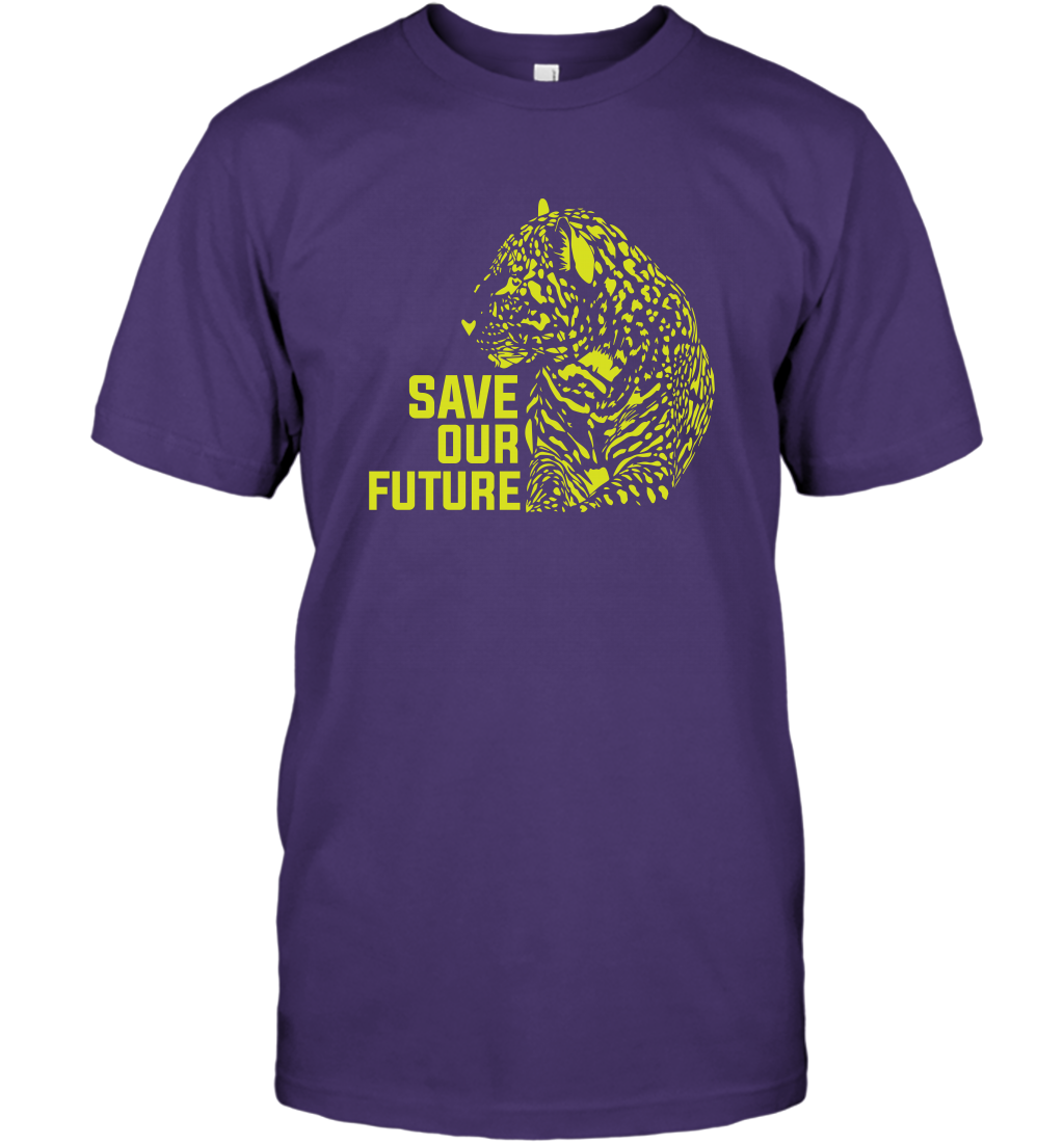 Save Our Future Wild Animals Shirt T-Shirt T-Shirt Purple