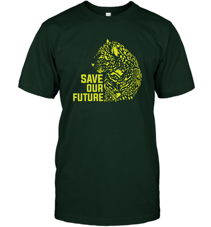 Save Our Future Wild Animals Shirt T-Shirt T-Shirt Forest Green