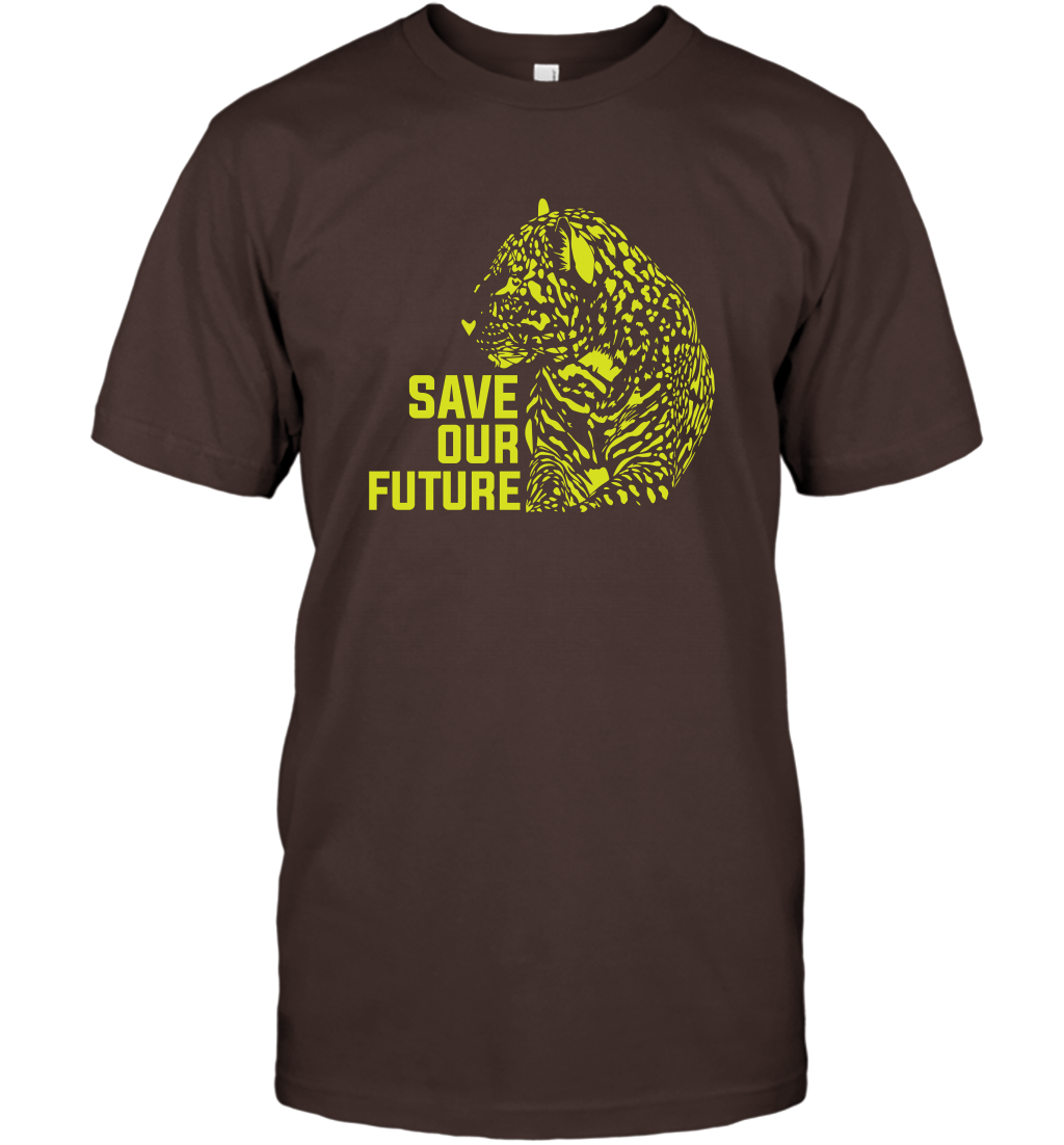 Save Our Future Wild Animals Shirt T-Shirt T-Shirt Dark Chocolate