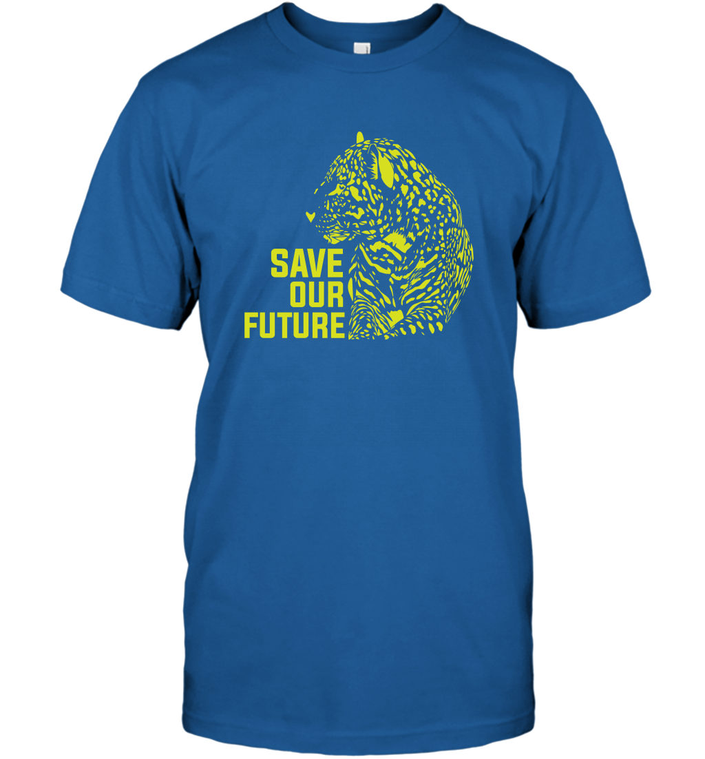 Save Our Future Wild Animals Shirt T-Shirt T-Shirt Royal