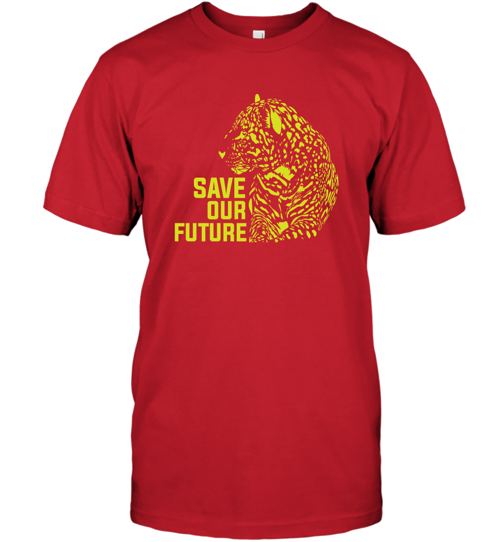 Save Our Future Wild Animals Shirt T-Shirt T-Shirt Red