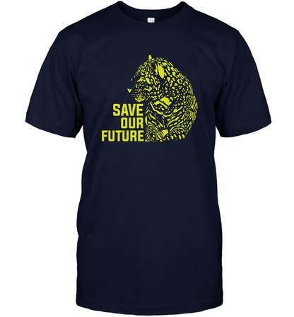 Save Our Future Wild Animals Shirt T-Shirt T-Shirt Navy
