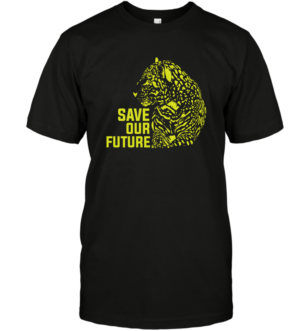 Save Our Future Wild Animals Shirt T-Shirt T-Shirt Black