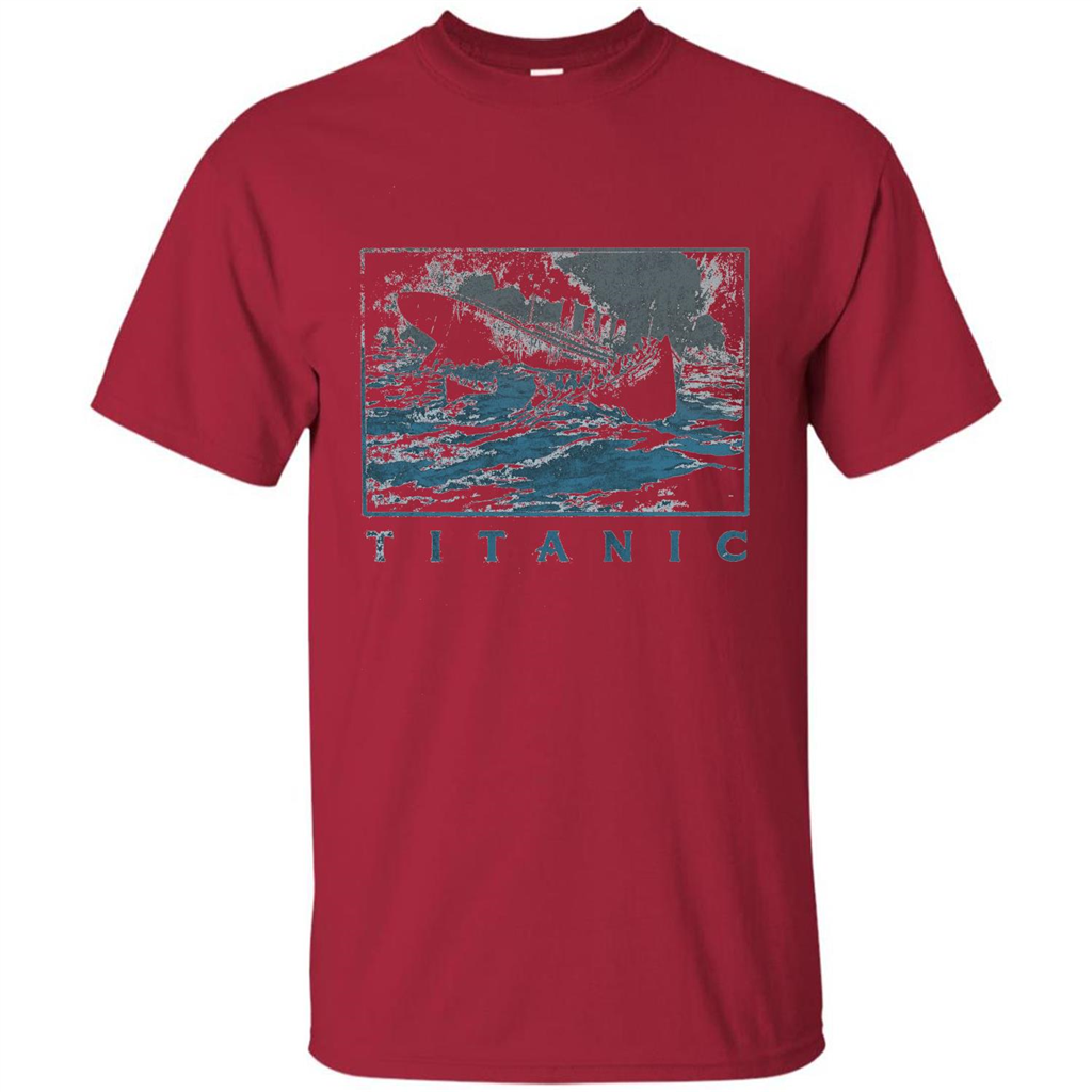 Titanic April 1912 T-Shirt Atlantic Ocean Cardinal