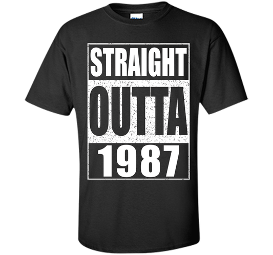 Straight Outta 1987 T-shirt Black