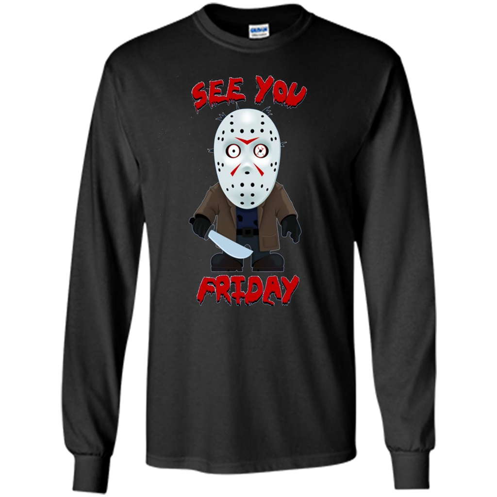 Friday The 12th T-shirt See You Friday Black