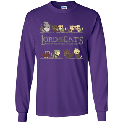 Lord Of Cats Funny T-shirt For Cat Lovers T-shirt
