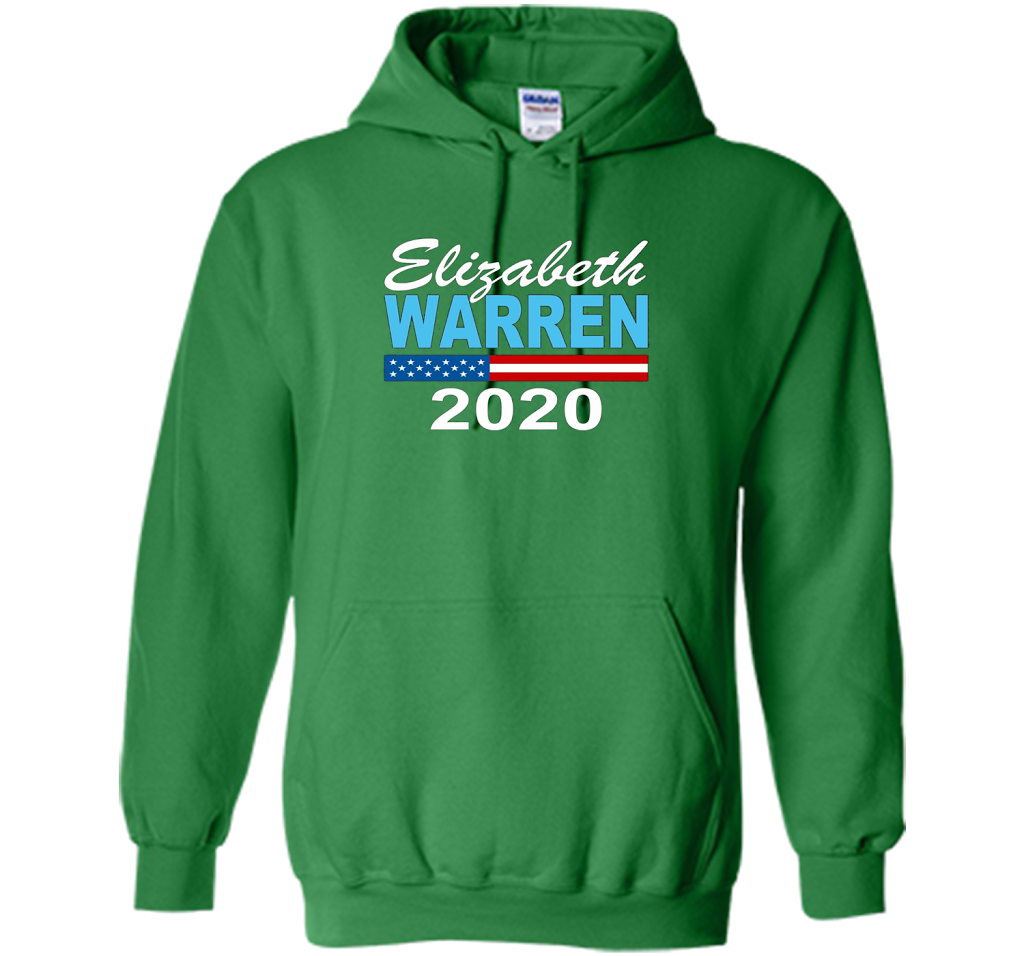 Elizabeth Warren 2020 T-shirt - E1226 shirt Irish Green