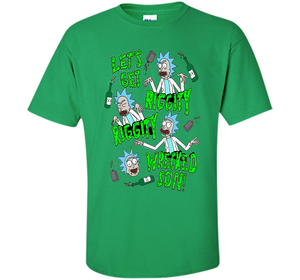 Rick &amp; Morty Riggity Riggity Wrecked shirt