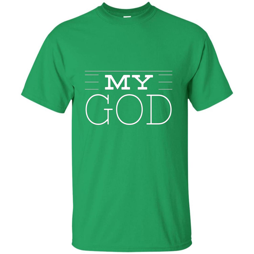 Christian T-shirt My God Irish Green
