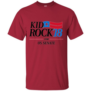 Kid for US Senate 2018 Political T-Shirt In Rock We Trust T-shirt