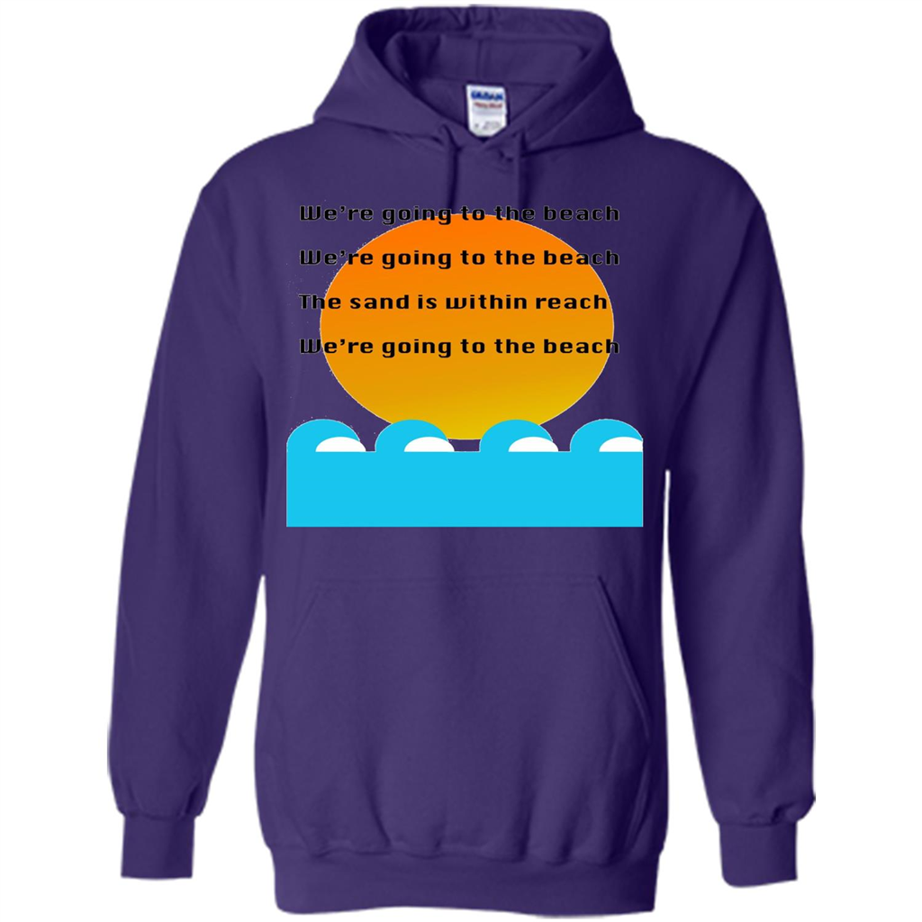 Summer T-shirt We're Going To The Beach T-shirt Purple