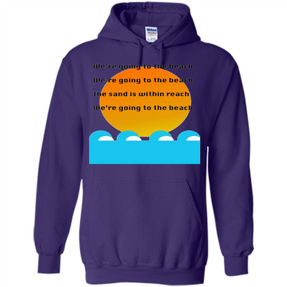 Summer T-shirt We're Going To The Beach T-shirt Purple