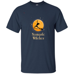 Funny Namaste Witches T-shirt Halloween Yoga Gift For Her