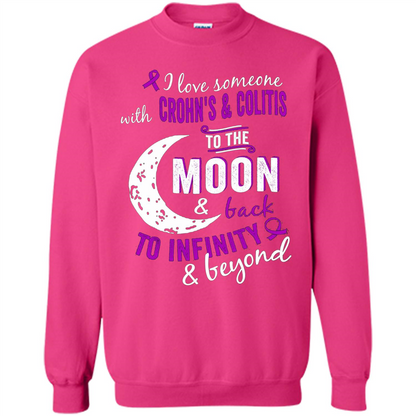 Crohn's and Colitis Awareness T-shirt Heliconia