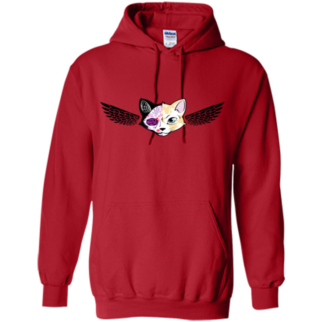 Wolf and Bird T-shirt Red