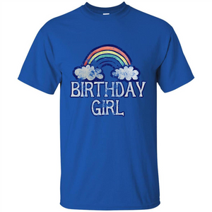 Birthday Girl Rainbow T-shirt