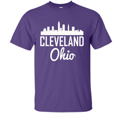 Cleveland Ohio T-shirt Purple
