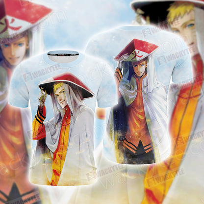 Naruto - Uzumaki Hokage Unisex 3D T-shirt T-shirt