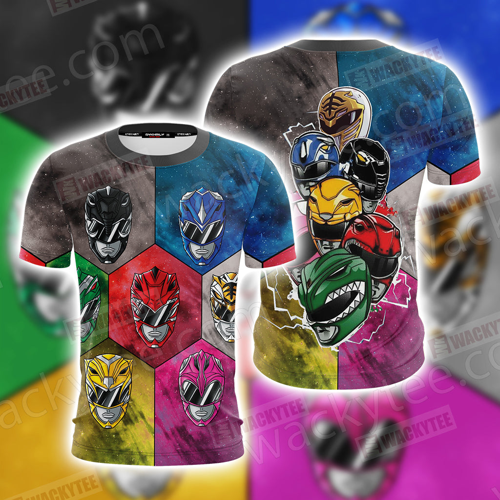 Power Rangers Unisex 3D T-shirt T-shirt