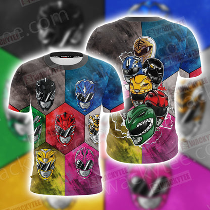 Power Rangers Unisex 3D T-shirt T-shirt
