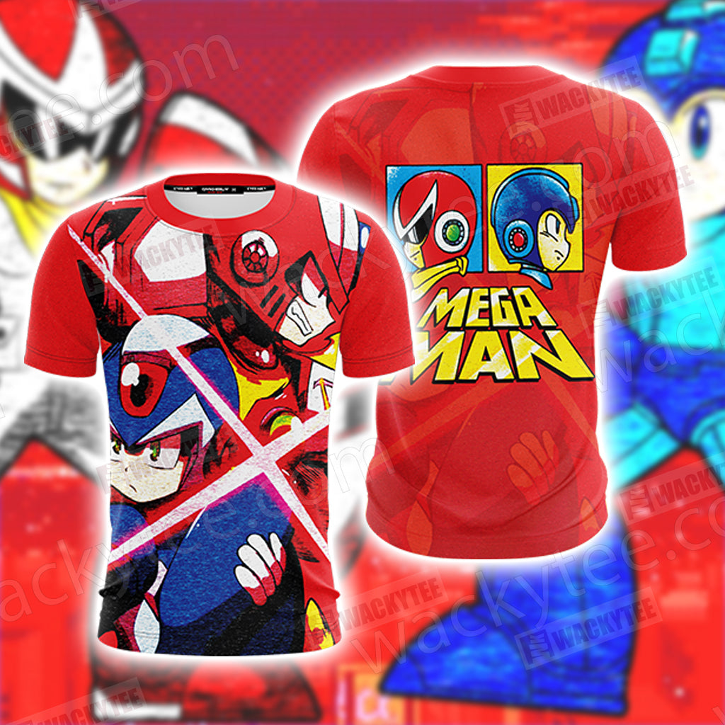 Mega Man - Rockman Unisex 3D T-shirt