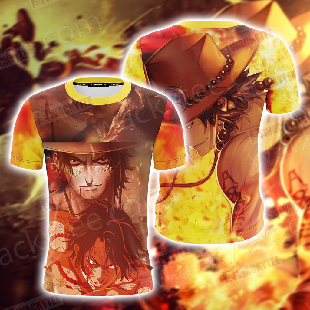 One Piece Ace Unisex 3D T-shirt T-shirt