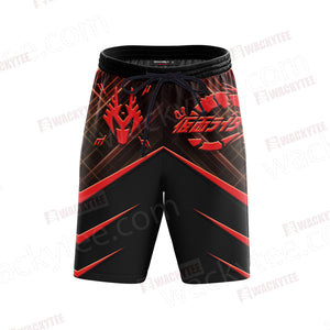 Kamen Rider - Ryuki Symbol Unisex Beach Shorts