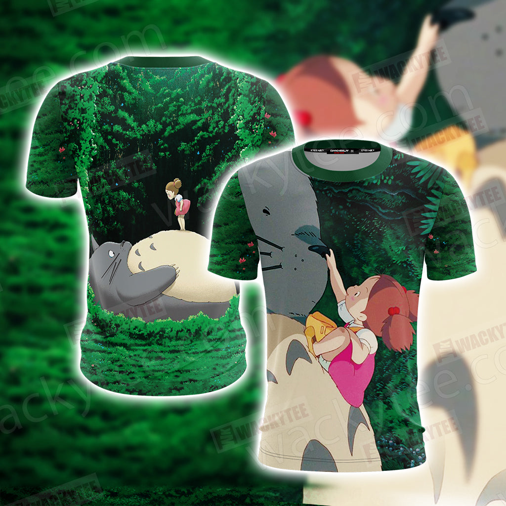 My Neighbor Totoro Totoro and Mei Unisex 3D T-shirt