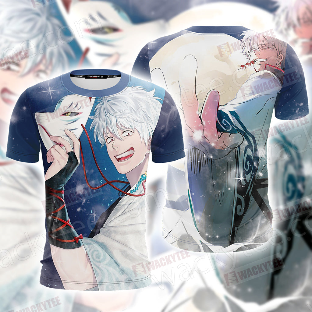 Gintama Sakata Gintoki Unisex 3D T-shirt T-shirt