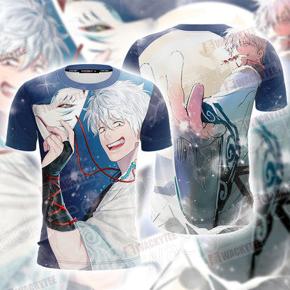 Gintama Sakata Gintoki Unisex 3D T-shirt T-shirt