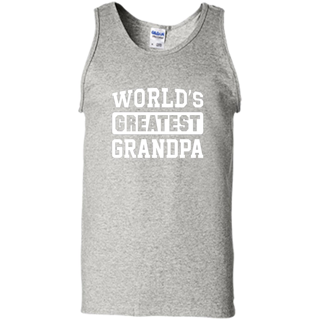 Men's World's Greatest Grandpa T-shirt Ash