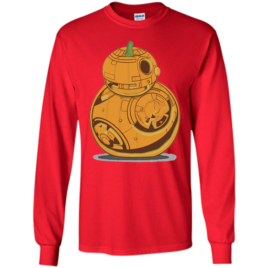 BB-8 Pumpkin Carving Halloween T-Shirt Red