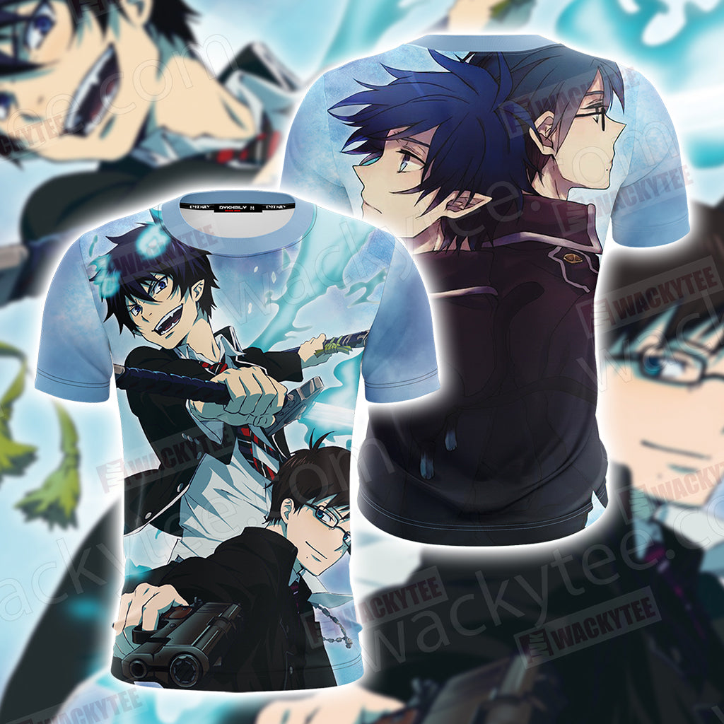 Blue Exorcist Okumura Rin and Okumura Yukio 3D T-shirt T-shirt
