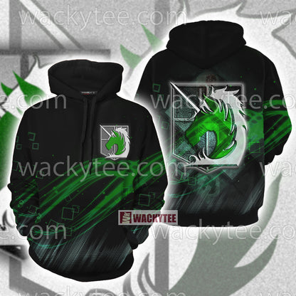 Attack On Titan Military Police For His Majesty The King 3D Hoodie