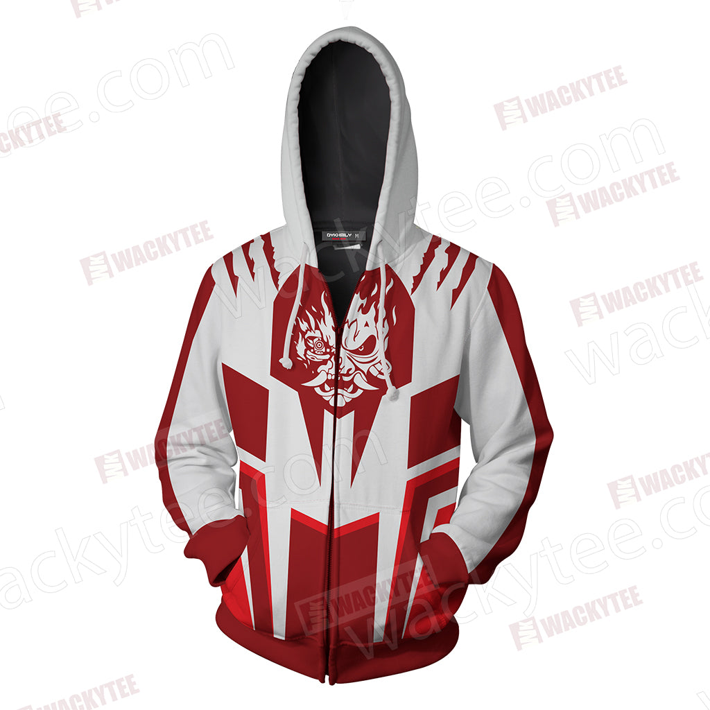 Cyberpunk 2077 Unisex Zip Up Hoodie Jacket