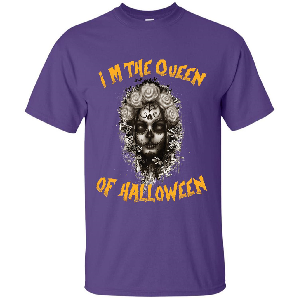 I’m The Queen Of Halloween T-shirt Purple