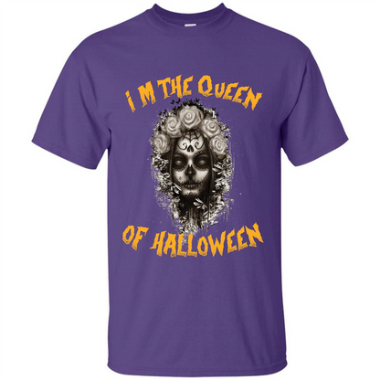 I’m The Queen Of Halloween T-shirt Purple