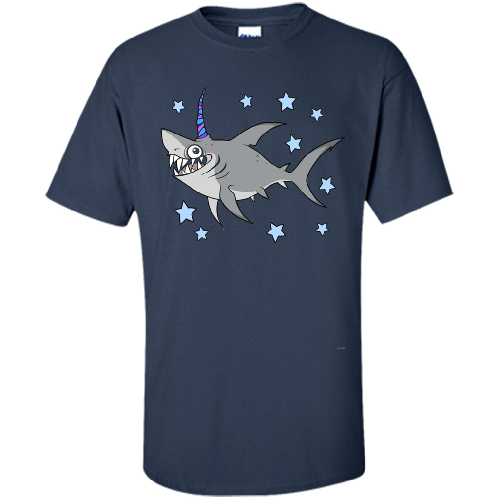 Unishark T-shirt Unicorn + Shark Navy