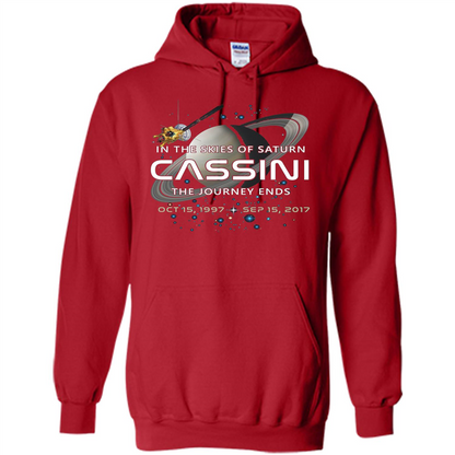 Cassini Spacecraft End Of Mission At Saturn T-Shirt Red