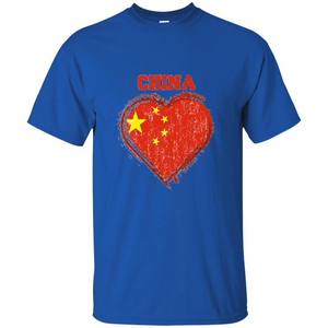 Chinese T-shirt Chinese Flag Shirt