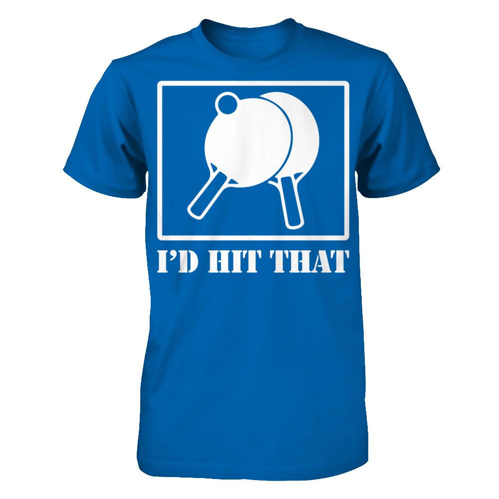 Table Tennis - I'd Hit That Gildan - Short Sleeve Tee Royal