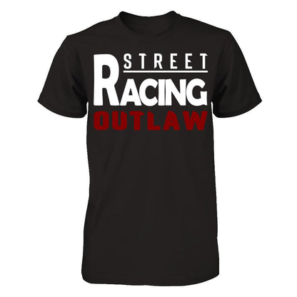Street Racing Outlaw Gildan - Short Sleeve Tee Black