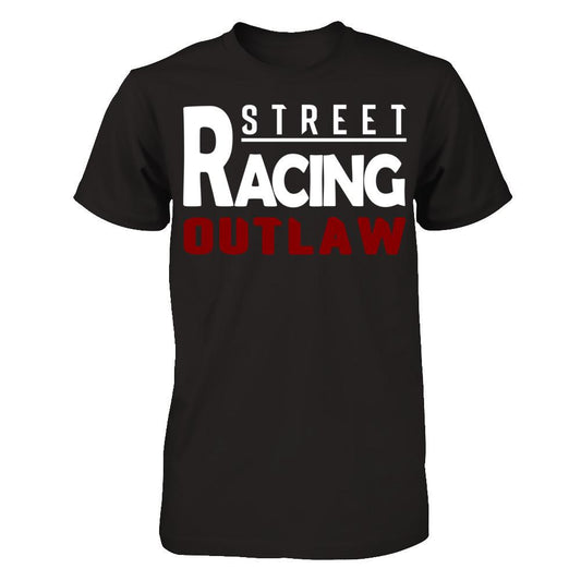 Street Racing Outlaw Gildan - Short Sleeve Tee Black