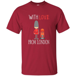 With Love From London England Britain Palace Guard T-shirt